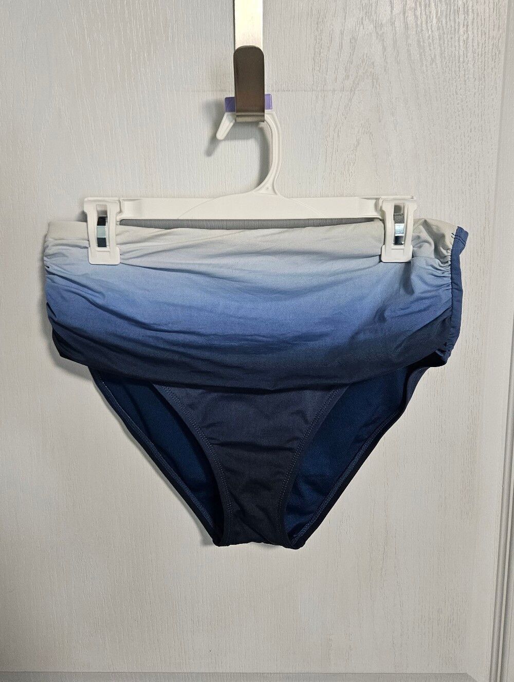 Bleu Rod Beattie Swim Bottoms Ombre Blue High Waist Desert Mirage Womens 10